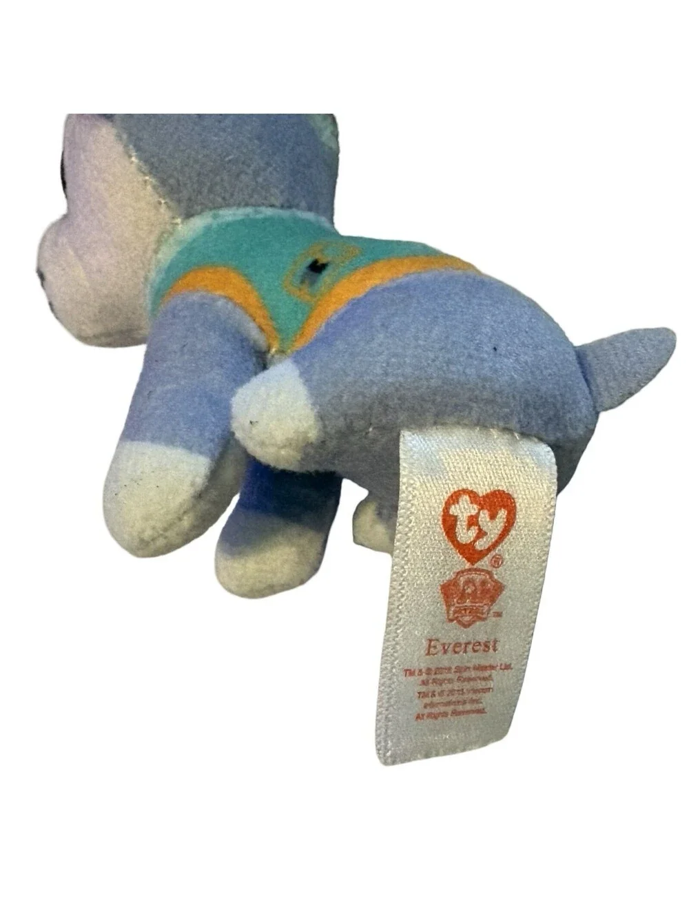 TY Beanie Boo Plush- EVEREST Paw Patrol - Bag Backpack Clip Keychain
